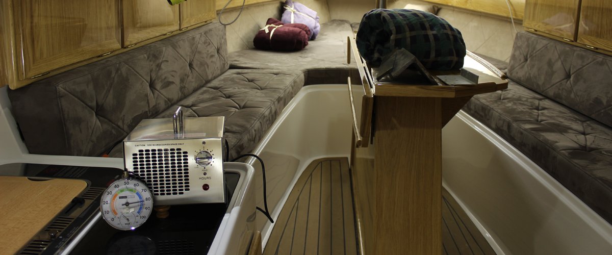 Odor elimination in a yacht