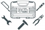 BGS|Juego de llaves de vaso y maletín de herramientas|Surtidos de herramientas
