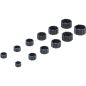 Preview: Extractor Cap Set for damaged hexagon Nuts and Bolts | 12 pcs.