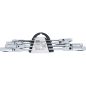 Preview: Double Ratchet Ring Spanner Set | adjustable | with E-Type Ring Heads | E6 - E24 | 4 pcs.