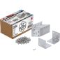 Preview: Winkelverbinder | rostfrei | 40 x 40 x 40 mm | Spar-Pack | 25 Stück