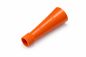 Preview: Entonnoir orange pour Tornador Mini RS Z-008, forme conique avec connecteur strié.