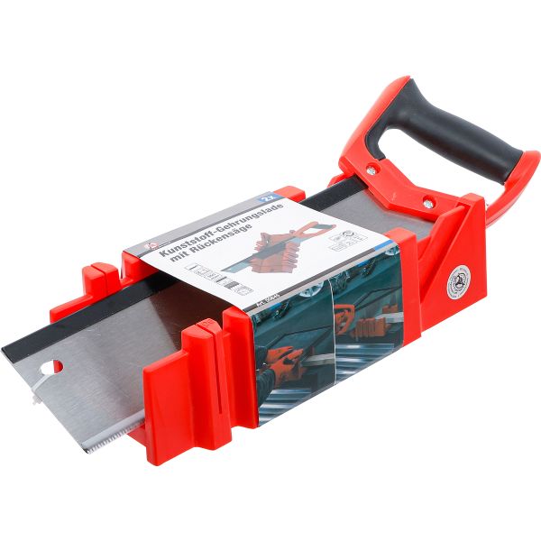 Plastic Miter Box 300 x 130 x 80 mm with Backsaw