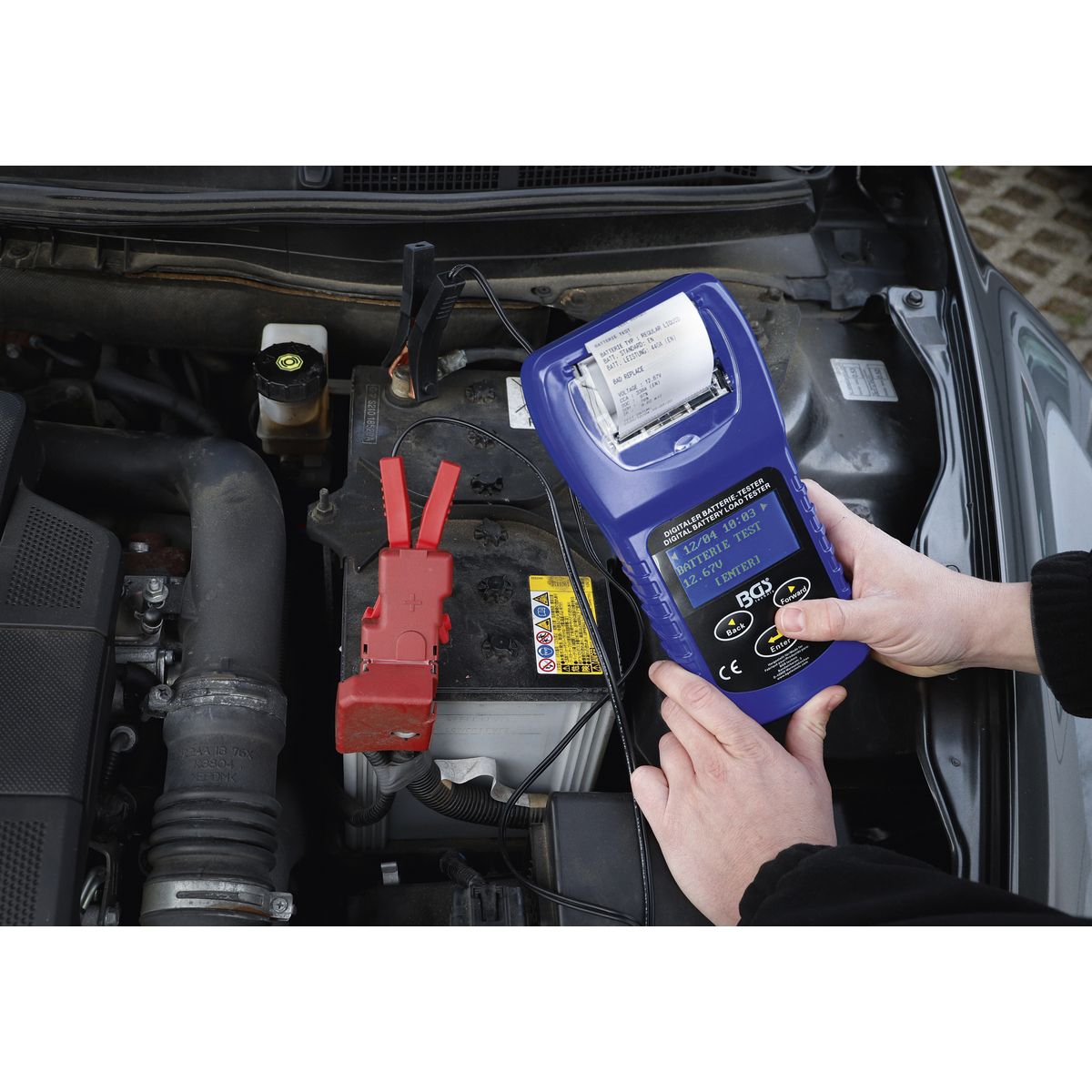 BGSTechnic 2133 Digital Battery Tester and Charger System Tester