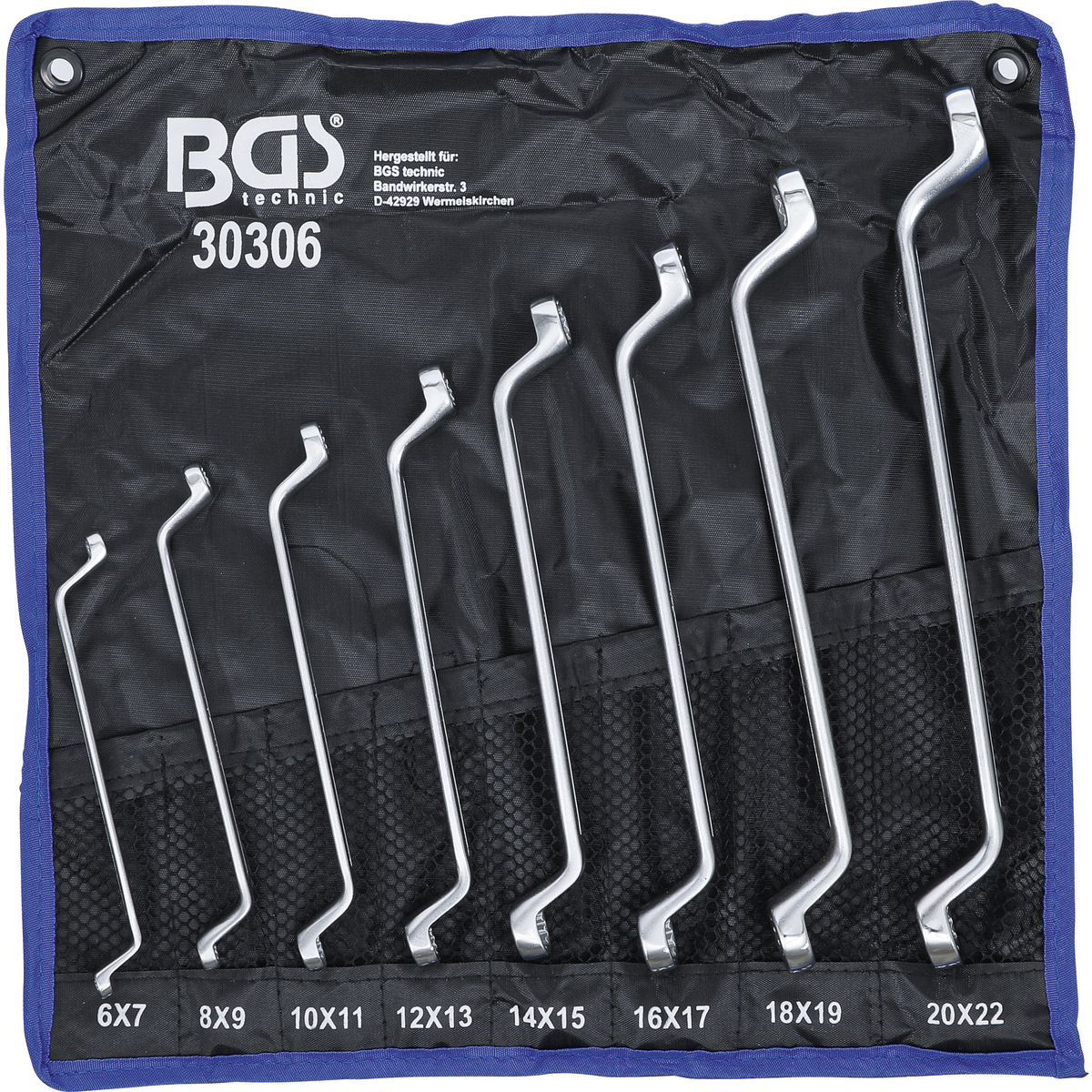 BGS 1186-10x11 Double Ring Spanner 10 x 11 mm extra long