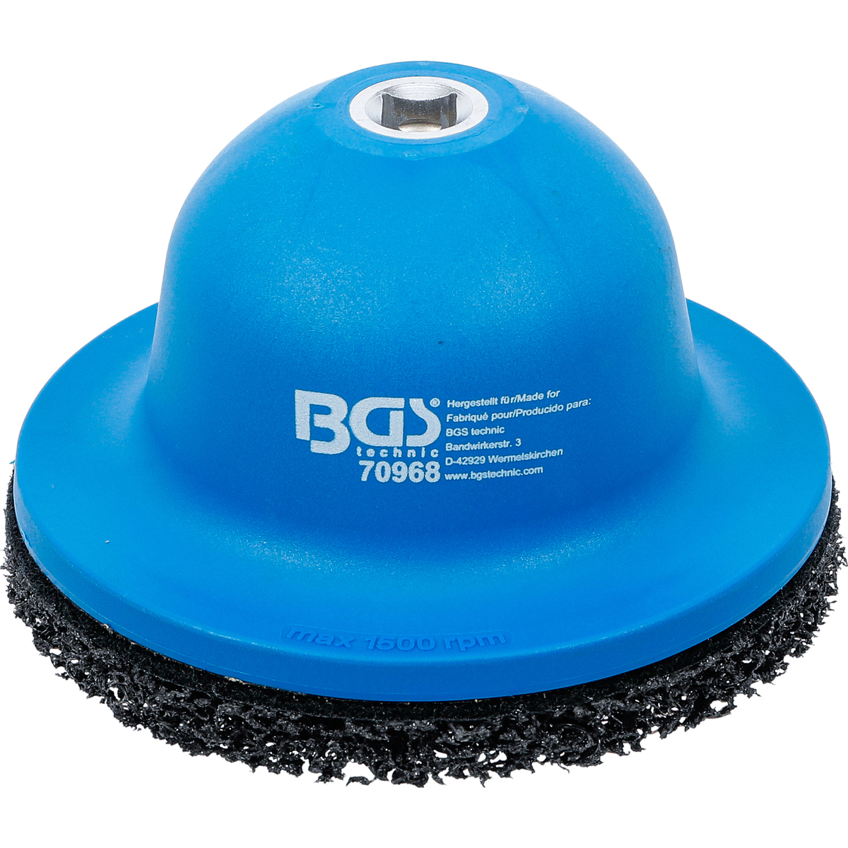 BGSTechnic 70968 Wheel Hub Grinder Plastic Type InnerØ 90 mm