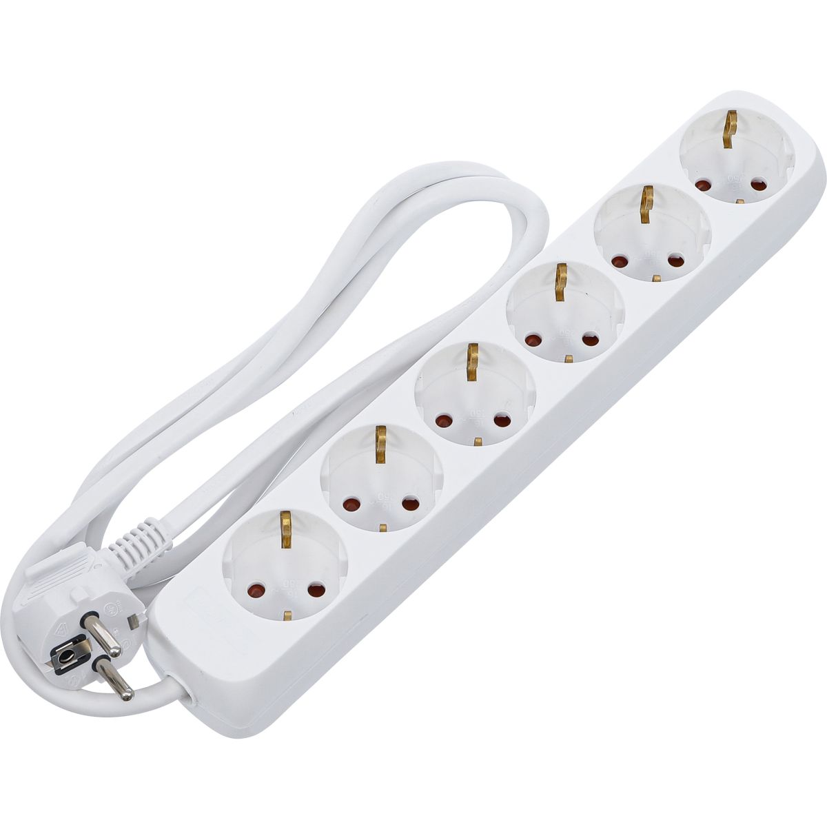 Multiple Socket | 6 outlets | cable length 1.4 m | 3 x 1.5 mm² | IP 20