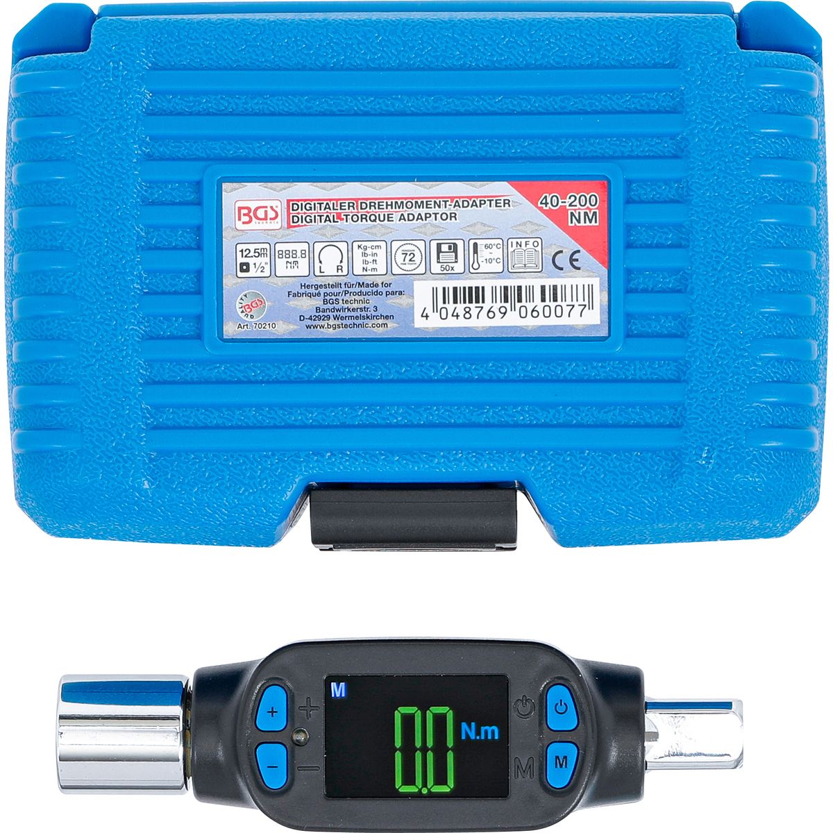 Digitaler Drehmoment-Adapter | 12,5 mm (1/2") | 40 - 200 Nm