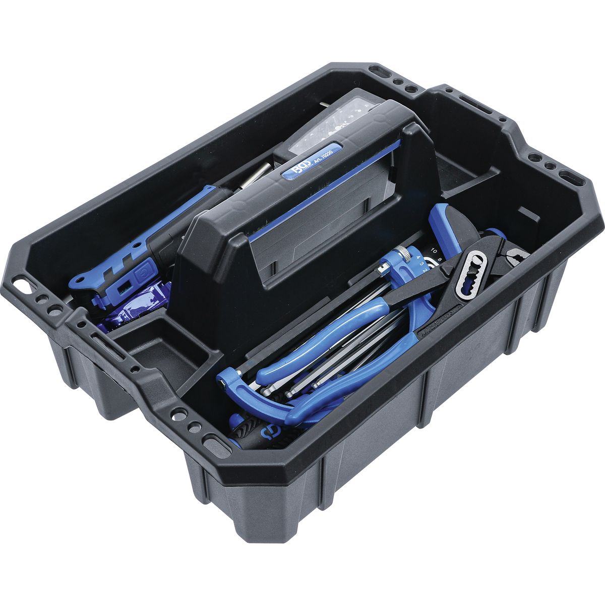 Caja de herramientas | plástico | incluido el surtido de herramientas | 66 piezas