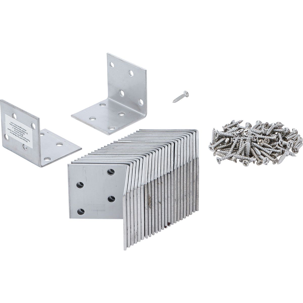 Winkelverbinder | rostfrei | 40 x 40 x 40 mm | Spar-Pack | 25 Stück