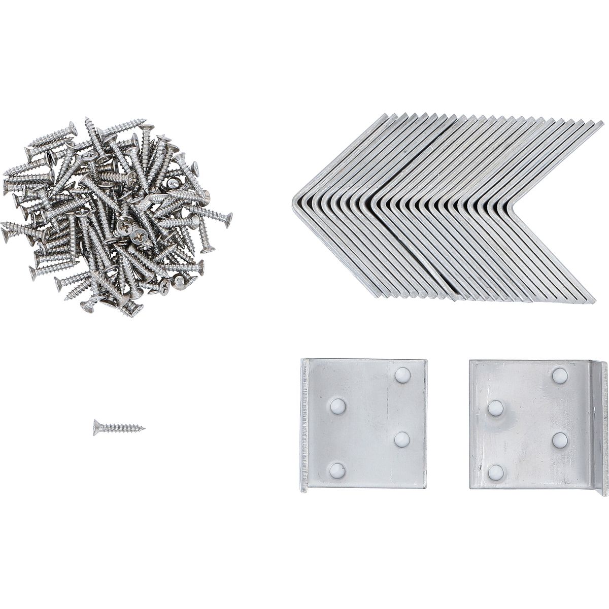 Winkelverbinder | rostfrei | 40 x 40 x 40 mm | Spar-Pack | 25 Stück