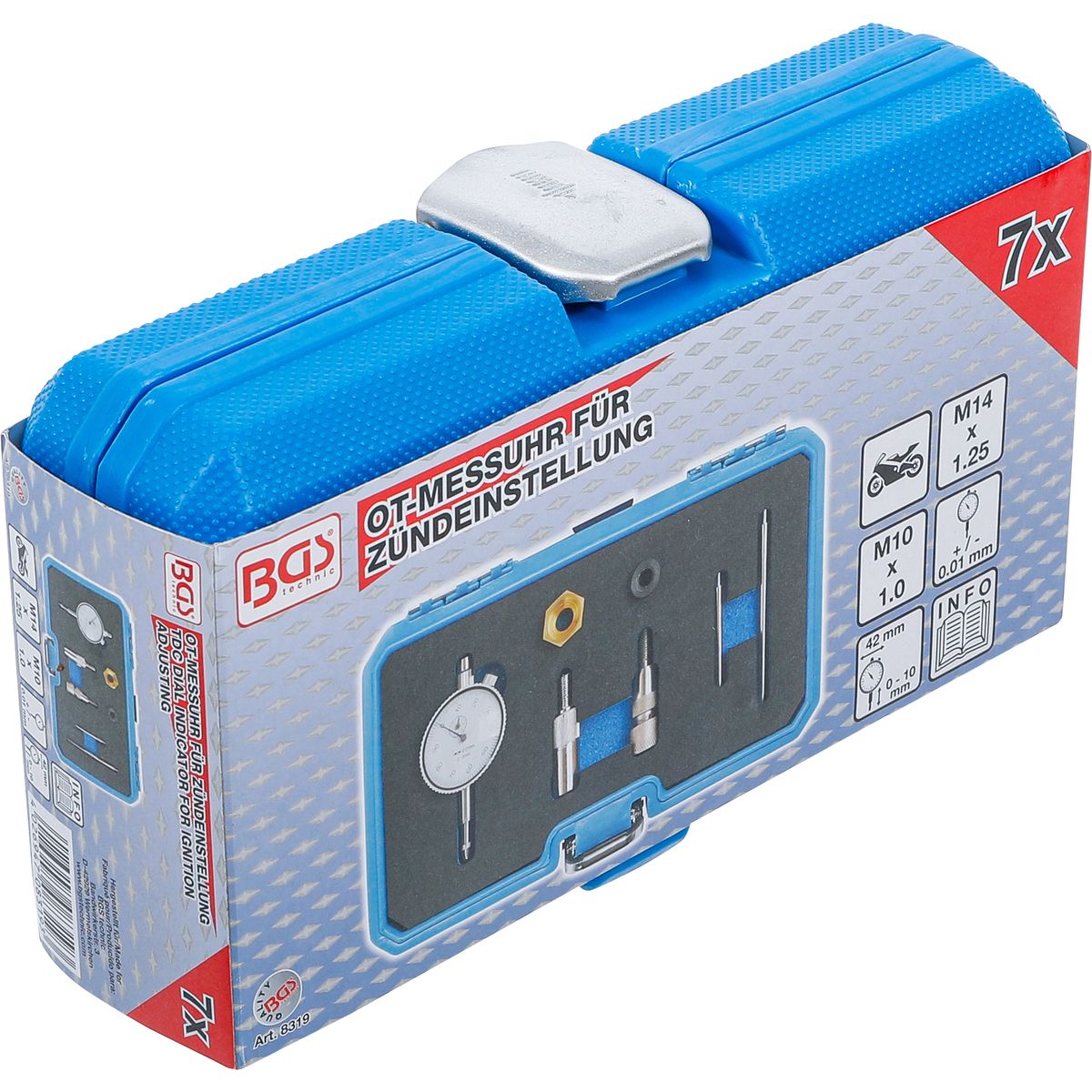 BGSTechnic 8319 TDC Dial Indicator for Ignition Adjusting for