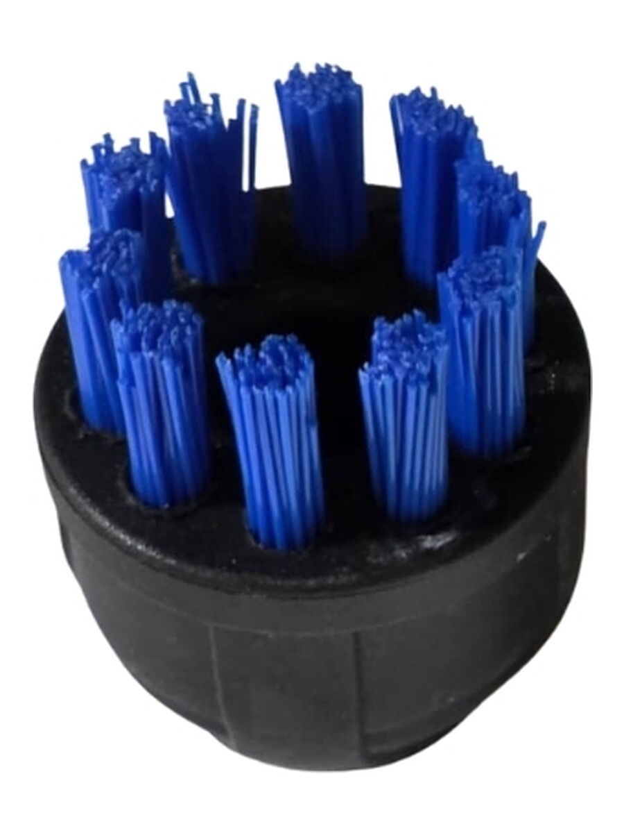 Bürstenaufsatz aus Polyester in Blau, geeignet für Tornador Steam Zubehör, mit mehreren Borsten.