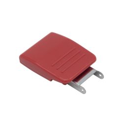 Tappo di chiusura per Rotador Spray Vac, rosso con clip in metallo.