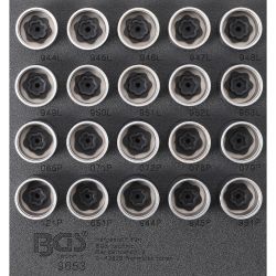 36 Punzones para Marcar Letras y Numeros 8 mm - BGS technic