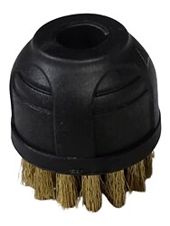 Bürstenaufsatz aus Messing mit goldenen Borsten, geeignet für Tornador Steam Zubehör, D40.